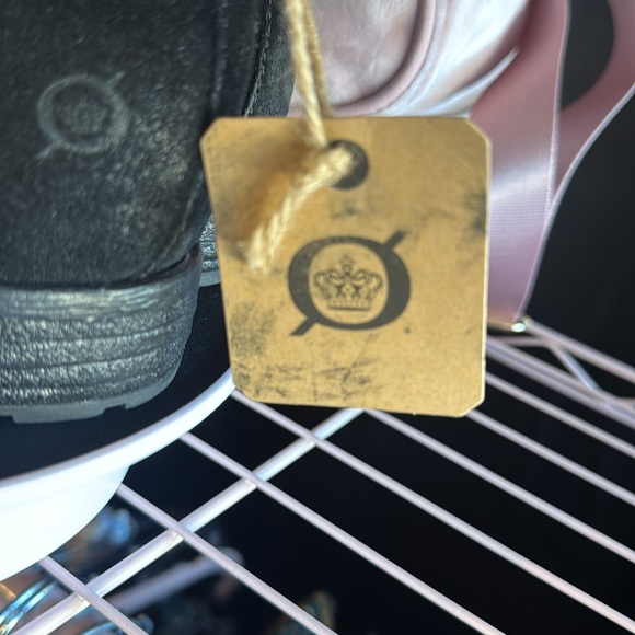 BORN Black Suede Ankle Boots - Picture 3 of 4